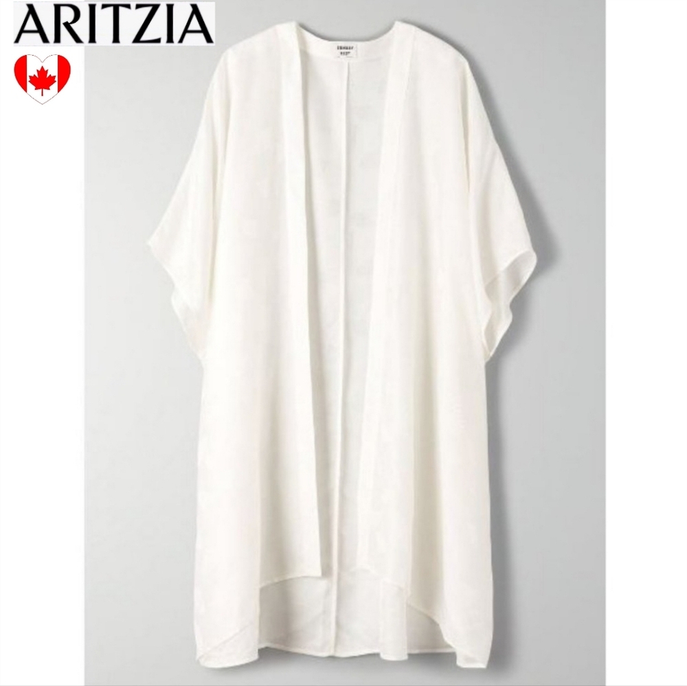 🇨🇦 Aritzia Azure Skies Aitken Blouse - Picture 2 of 14